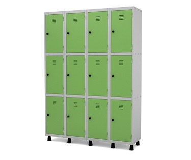 Roupeiro de Aço com 12 portas Médias